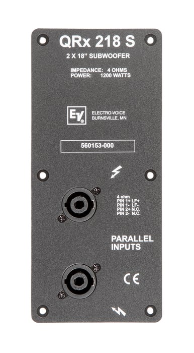 Electro-Voice F.01U.150.341 QRX218S Input Panel