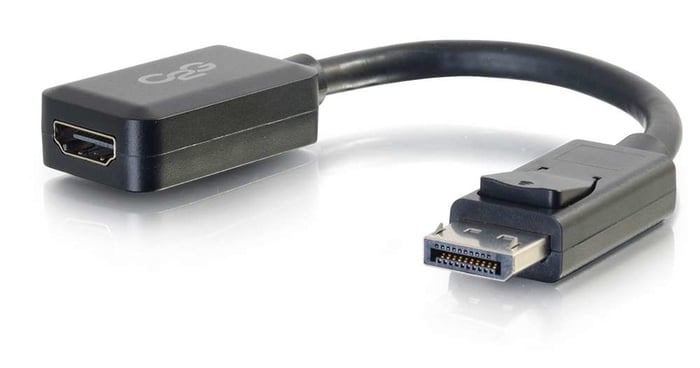 Cables To Go 54322 8" DisplayPort To HDMI Adapter Converter