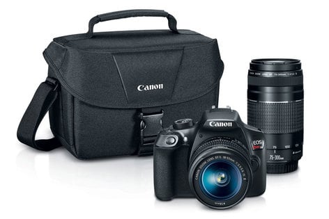 Canon EOS Rebel T6 Camera Kit 18.0MP, With 18-55mm And 75-300mm Lenses