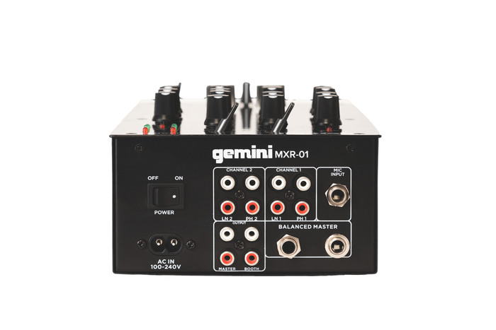 Gemini MXR-01 2-Channel Professional DJ Mixer