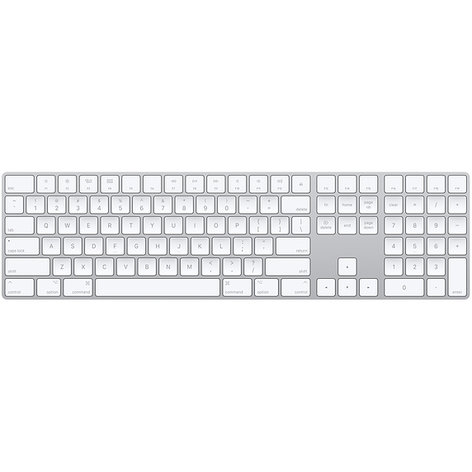 Apple Magic Keyboard with Numeric Keypad Wireless Bluetooth Keyboard For Mac And IOS Devices, MQ052LL/A