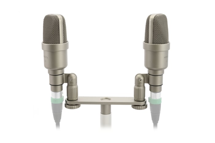 Microtech Gefell M 930 Ts-Stereo-ORTF Matched Pair Of Studio Microphones With Double-Mount