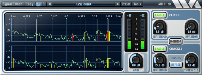 Wave Arts MR-CLICK Click & Crackle Filtering Plug-in [VIRTUAL]