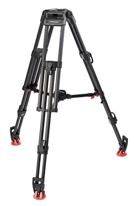 O`Connor C1030DS-30L-M 1030Ds Head And 30L Tripod With Mid Level Spreader And Case