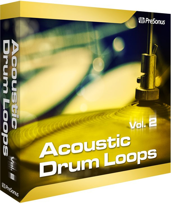 PreSonus Acoustic Drum Loops Vol. 2 - Stereo Drum Loop Library (Download)