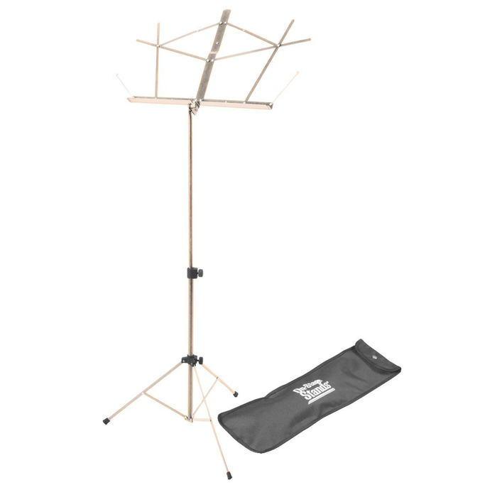 On-Stage SM7122NB Compact Music Stand With Bag, Nickel