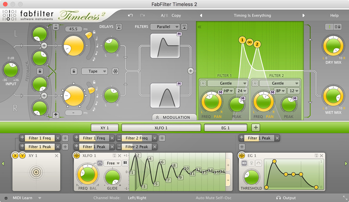 FabFilter FAB-TIMELESS-2 Perfectly Modelled Classic Tape Delay [VIRTUAL]