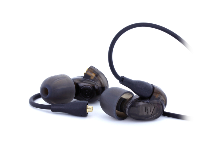 Westone UM1-SMOKE In-Ear Monitors With Balanced, Single Driver & Replaceable MMCX Cable, Smoke