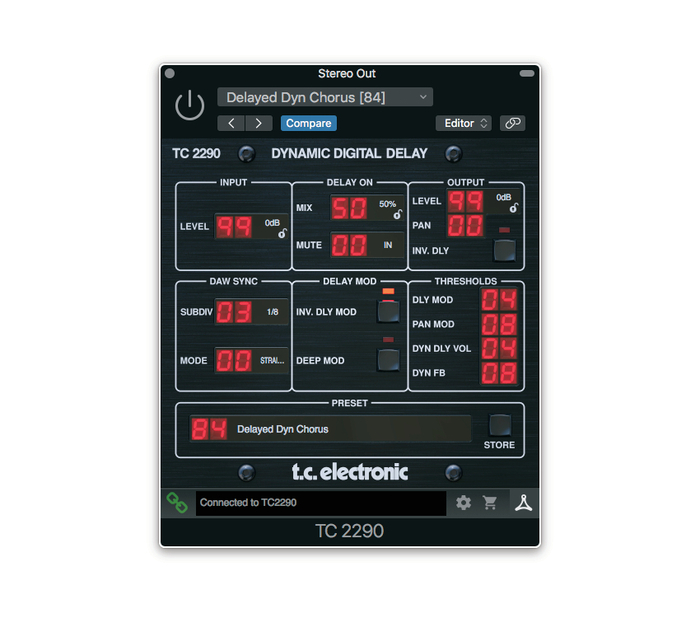 TC Electronic  (Discontinued) TC2290-DT 2290 Dynamic Audio Delay Plug-In With Dedicated Desktop Interface