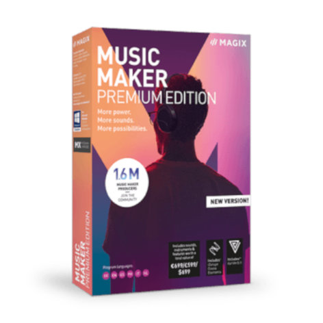 Magix MUSIC-MAKER-PREM Collection Of Loops, Samples And Studio [DOWNLOAD]