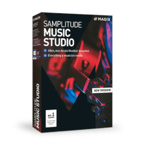 Magix SAMPLITUDE-MS-19 DAW With 22 Virtual Instruments And 11 Effects [DOWNLOAD]