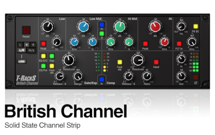 IK Multimedia T-RACKS-S-BRITISH-CH Solid State Channel Strip [DOWNLOAD]