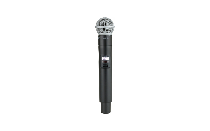 Shure ULXD2/SM58-J50A Digital Handheld Transmitter With SM58 Capsule, J50A Band