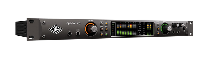 Universal Audio Apollo x6 16x22 Thunderbolt 3 Audio Interface With 2 Mic Preamps And HEXA Core DSP