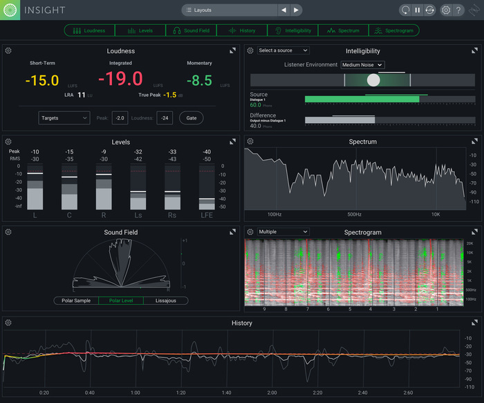 iZotope INSIGHT-2-EDU Audio Analysis & Metering Suite - Academic Version [VIRTUAL]