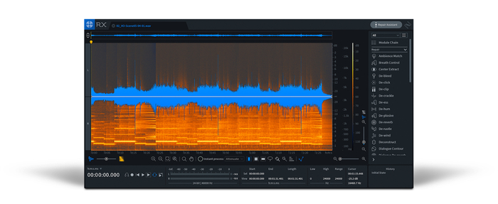 iZotope RX7-ADVANCED Industry Standard Audio Repair Software [VIRTUAL]