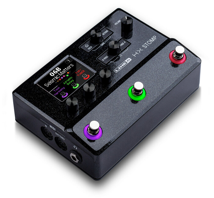 Line 6 HX Stomp Footswitch Ultra-Compact Guitar Multi-FX Floor Processor