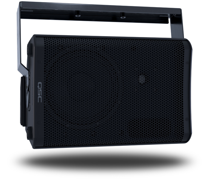 QSC CP8 8" 2-Way Active Compact Powered Loudspeakers, Black