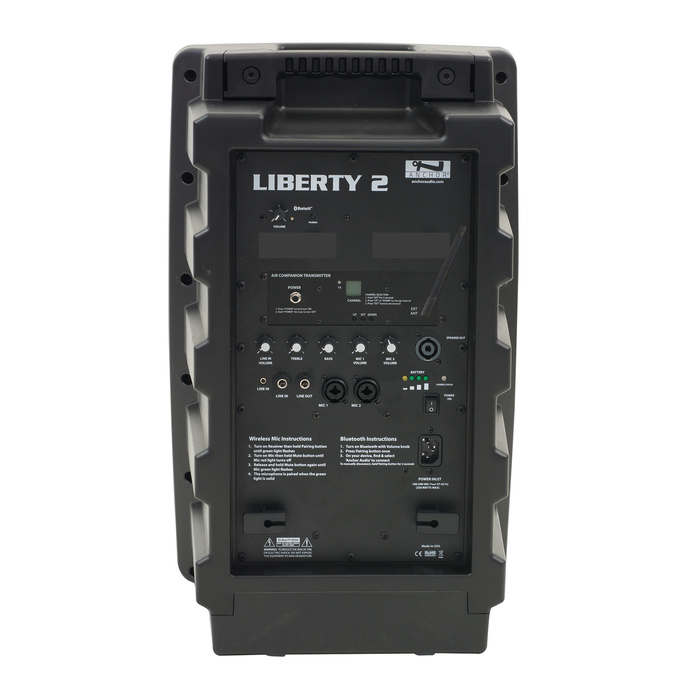 Anchor Liberty 2 X Portable PA With Bluetooth And AIR Wireless Transmitter