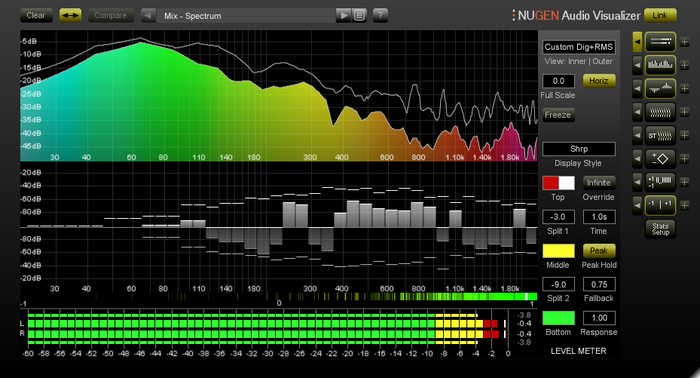 NuGen Audio VISUALIZER Spectrum Analyzer Plugin [VIRTUAL]