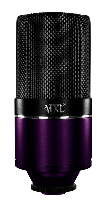 MXL 990-MIDNIGHT Limited Edition Midnight Purple Large Diaphragm Condenser Microphone