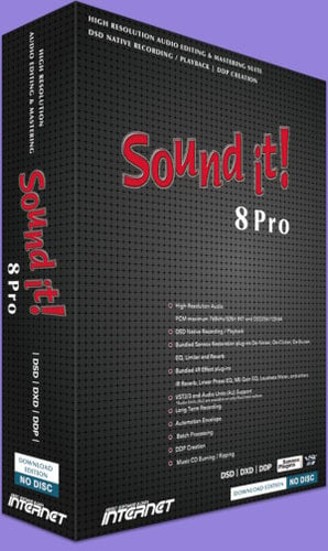 Internet Co Sound it! 8 Pro Audio Editing, Mastering And Processing [download]