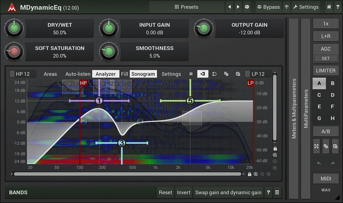 Melda MDynamicEq 5-Band EQ With Dynamic Filters [download]