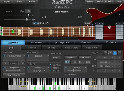 MusicLab Musiclab RealLPC Les Paul Guitar Accompaniment Plug-in [download]