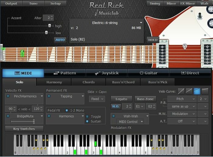 MusicLab Musiclab RealRick Rickenbacker Guitar Accompaniment Plug [download]