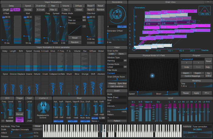 AccSone accSone Crusher-X 7 Granular Synthesizer And Effect Plug-in [VIRTUAL]