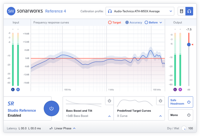 Sonarworks Reference 4 Headphone Headphone Calibration Plug-in. [download]