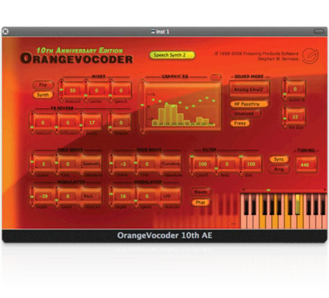 Zynaptiq Software ZYN-ORANGE-VOCODER Multi-Algorithm Vocoder Plug-In [VIRTUAL]