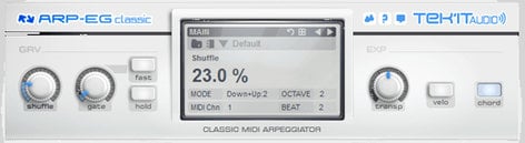 Tek'it Audio Tekit Arp-EG classic 6-mode MIDI Arpeggiator [download]