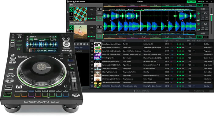 Denon DJ SC5000M-PRIME Professional DJ Performance Player With Motorized Platter