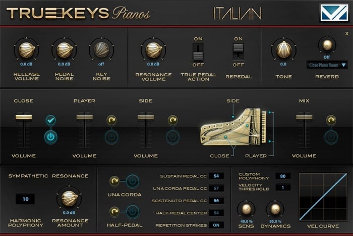 VI Labs True Keys Pianos Three Piano Virtual Concert Grand Sample Library [download]