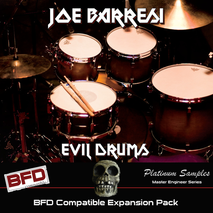 Platinum Samples Joe Barresi Evil Drums Drum Sample Library For BFD [download]