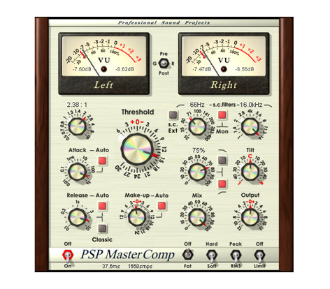 PSP PSP MasterComp Precision Stereo Mastering Compressor [download]