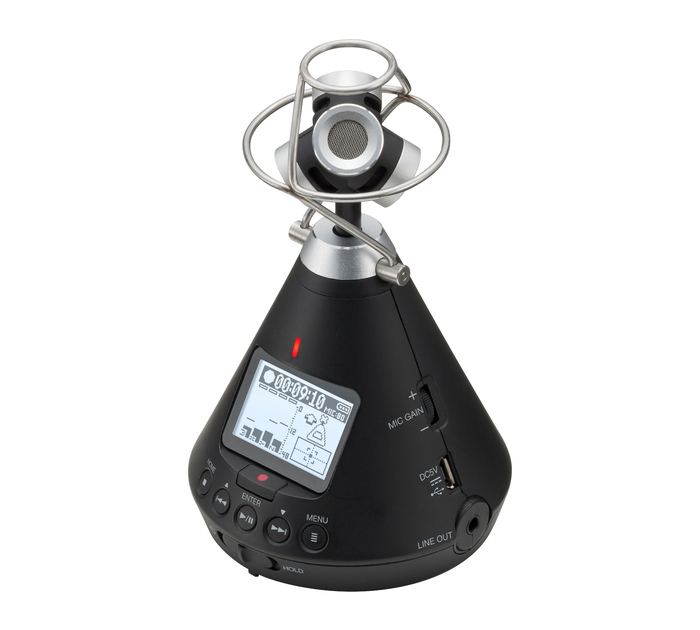 Zoom H3-VR Virtual Reality Audio Recorder With Built-in Ambisonic Surround Microphone