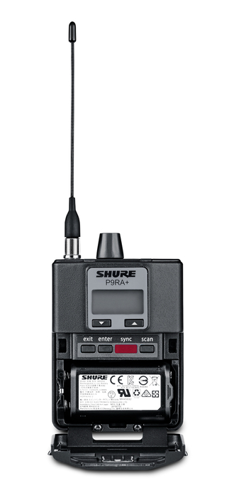 Shure P9RA+ Rechargeable Bodypack Receiver For PSM 900