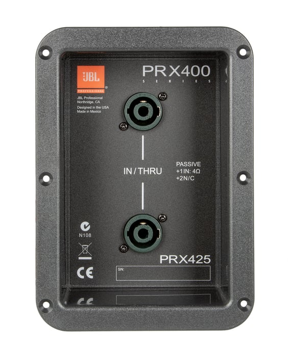 jbl prx425 crossover
