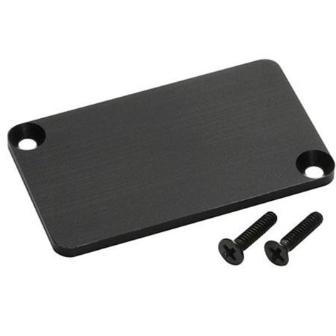Switchcraft ECP2PKG EH Series 2 Space Mounting Hole Cover With Screws, Black