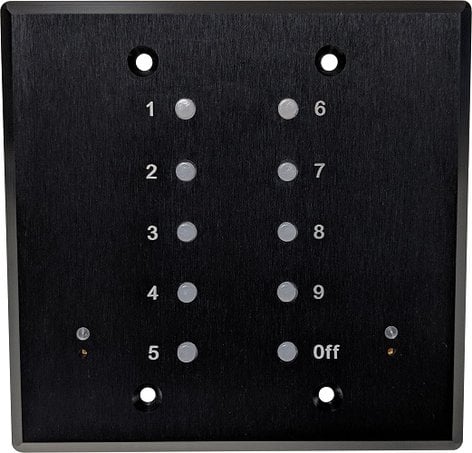Doug Fleenor Design PRE10E-A 10-Button 2 Gang Wall Mounted DMX Controller With Ethernet