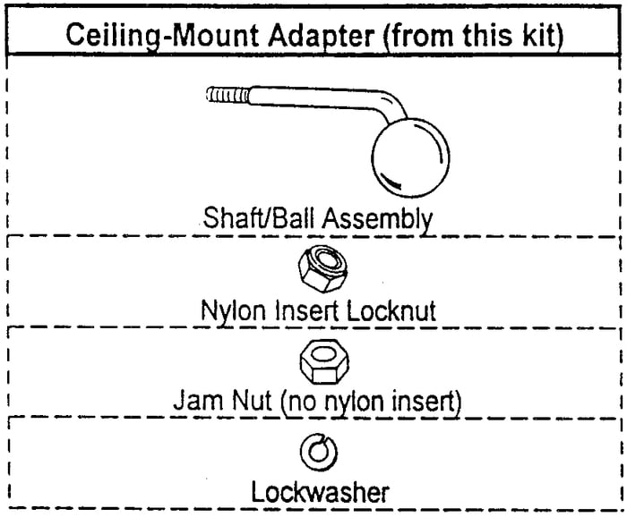 JBL MTC-23CM WH Pair Of Ceiling Mount Adapters For Control-23, White