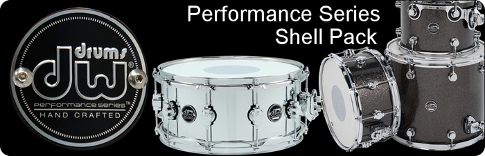 DW DRKTPFC03AM 3-Piece Performance Shell Pack With Chrome Hardware