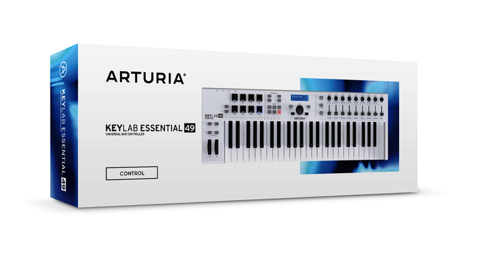 Arturia KEYLAB-49-ESSENTIAL KeyLab Essential 49 49-key Universal MIDI Controller With Software