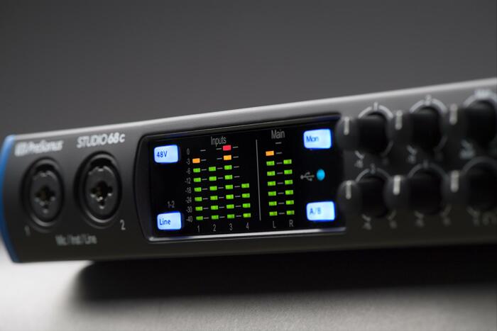 PreSonus Studio 68c 6 X 6 USB-C Audio Interface With Studio One Artist DAW Software