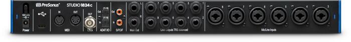 PreSonus Studio 1824c 18 X 18 USB-C Audio Interface With Studio One Artist DAW Software