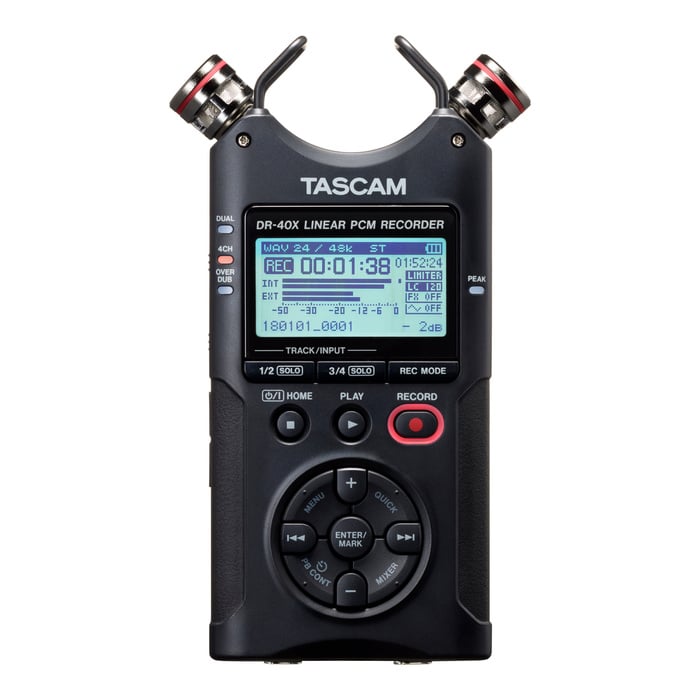 Tascam DR-40X 4-Track Digital Recorder/USB Audio Interface