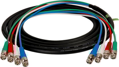 Canare 3-Channel BNC Snake Cable 50Ft-by-TECNEC