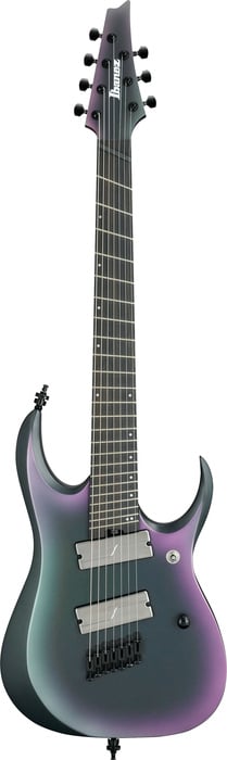 Ibanez RGD Axion - RGD71ALMS 7-String Solidbody Electric Guitar With Ebony Fingerboard - Black Aurora Burst Matte